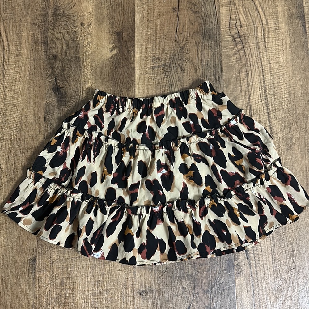 Bold Multi Neutral Colored Leopard Pattern Large … - image 8